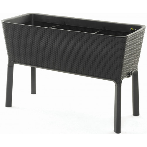 KETER FULL BLOOM 120L Jardiniere, 114 x 49,3 x 75,7 cm, anthracite 17210614 KETER FULL BLOOM 120L Jardiniere, 114 x 49,3 x 75,7 cm, anthracite 17210614