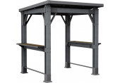 KETER GRILL GAZEBO Abri de barbecue, 247 x 200 x 238 cm, graphite 17213898