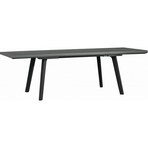 KETER HARMONY Table a rallonge, 162 x 100 x 74 cm, graphite/gris 17202278