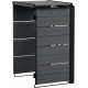 KETER HIDE AWAY 240L Extension pour armoire a poubelles, gris 17213791