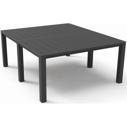 KETER JULIE DOUBLE Table de jardin, graphite 17210662