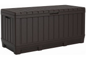 KETER KENTWOOD 350L Coffre de rangement 128 x 53,6 x 59 cm, marron 17210604