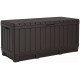 KETER KENTWOOD 350L Coffre de rangement 128 x 53,6 x 59 cm, marron 17210604