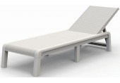 KETER MALLORCA Chaise longue, 187,5 x 58 x 29 cm, blanc 17213627
