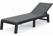 KETER MALLORCA Chaise longue, 187,5 x 58 x 29 cm, graphite 17213627
