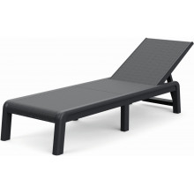 KETER MALLORCA Chaise longue, 187,5 x 58 x 29 cm, graphite 17213627