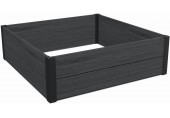 KETER MAPLE SQUARE Bac de plantation surélevé, 106 x 106 x 32 cm, gris 17209665