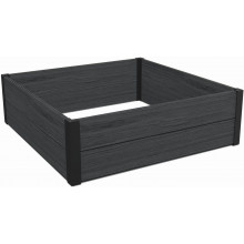 KETER MAPLE SQUARE Bac de plantation surélevé, 106 x 106 x 32 cm, gris 17209665