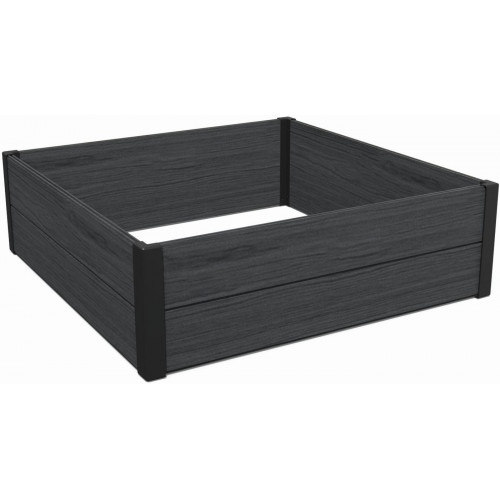 KETER MAPLE SQUARE Bac de plantation surélevé, 106 x 106 x 32 cm, gris 17209665