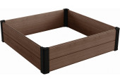 KETER MAPLE SQUARE Bac de plantation surélevé, 106 x 106 x 32 cm, marron 17209665