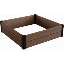 KETER MAPLE SQUARE Bac de plantation surélevé, 106 x 106 x 32 cm, marron 17209665