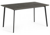 KETER METALEA Table de jardin, 146 x 87 x 75 cm, imitation métal bronze 17209811