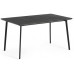 KETER METALEA Table de jardin, 146 x 87 x 75 cm, imitation métal noir 17209811