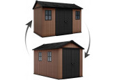 KETER NEWTON PLUS WIDE 11 x 7,5 Abri de jardin, 230 x 350 x 246 cm, marron 17212880