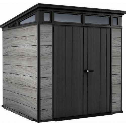 KETER PENT SIGNATURE 7 x 7 Abri de jardin, 216 x 218 x 226 cm, gris 17214176 KETER PENT SIGNATURE 7 x 7 Abri de jardin, 216 x 218 x 226 cm, gris 17214176