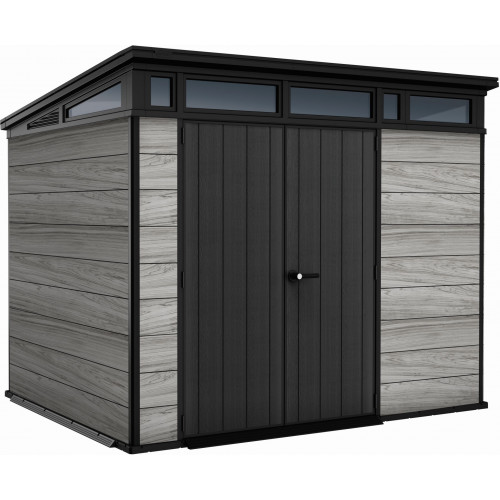 KETER PENT SIGNATURE 9 x 7 Abri de jardin, 279 x 218 x 226 cm, gris 17214177