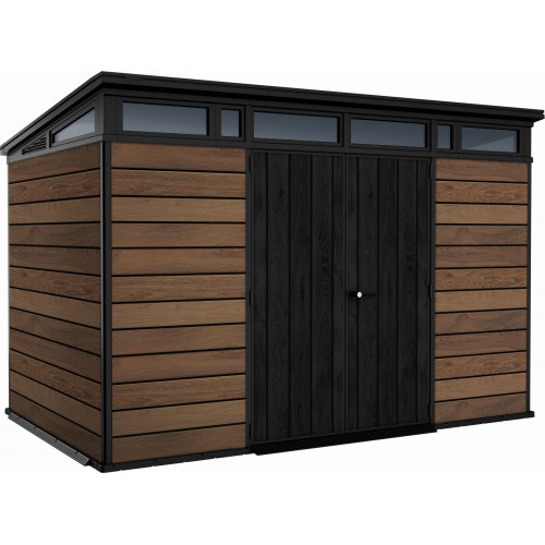 KETER PENT SIGNATURE HORIZONTAL 11 x 7 Abri de jardin, 342 x 218 x 226 cm, walnut 17213181