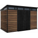 KETER PENT SIGNATURE HORIZONTAL 11 x 7 Abri de jardin, 342 x 218 x 226 cm, walnut 17213181