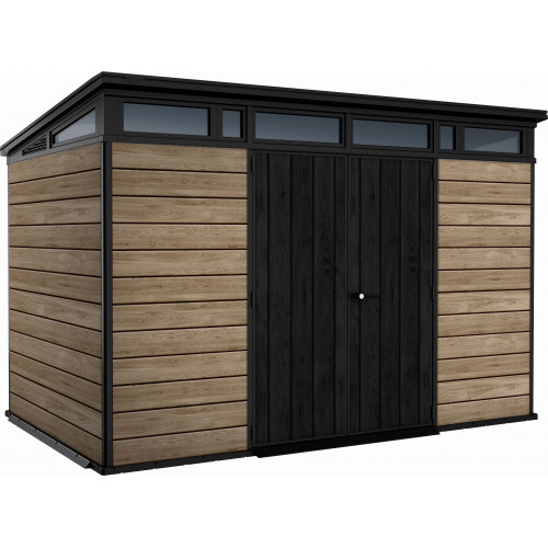 KETER PENT SIGNATURE HORIZONTAL 11 x 7 Abri de jardin, 342 x 218 x 226cm, ashwood 17213181