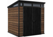 KETER PENT SIGNATURE HORIZONTAL 7 x 7 Abri de jardin, 216 x 218 x 226 cm, walnut 17212803