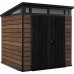 KETER PENT SIGNATURE HORIZONTAL 7 x 7 Abri de jardin, 216 x 218 x 226 cm, walnut 17212803