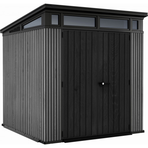 KETER PENT SIGNATURE VERTICAL 7 x 7 Abri de jardin, 216 x 218 x 226 cm, gris 17213211