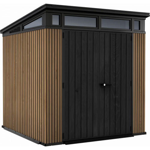KETER PENT SIGNATURE VERTICAL 7 x 7 Abri de jardin, 216 x 218 x 226 cm, marron 17213211
