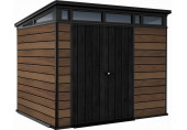 KETER PENT SIGNATURE HORIZONTAL 9 x 7 Abri de jardin, 279 x 218 x 226 cm, walnut 17212899