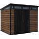 KETER PENT SIGNATURE HORIZONTAL 9 x 7 Abri de jardin, 279 x 218 x 226 cm, walnut 17212899