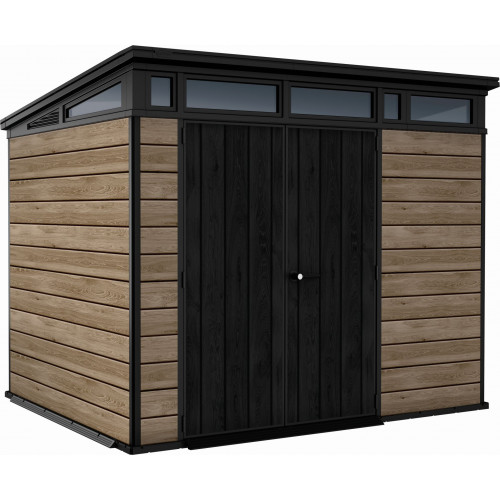 KETER PENT SIGNATURE HORIZONTAL 9 x 7 Abri de jardin, 279 x 218 x 226 cm, ashwood 17212899