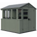 KETER POTTING SHED Abri de jardin 2en1, avec plancher, 190 x 244 x 221 cm, vert 17213856