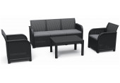 KETER ROSALIE Ensemble de jardin 5 places, graphite/gris 17210742