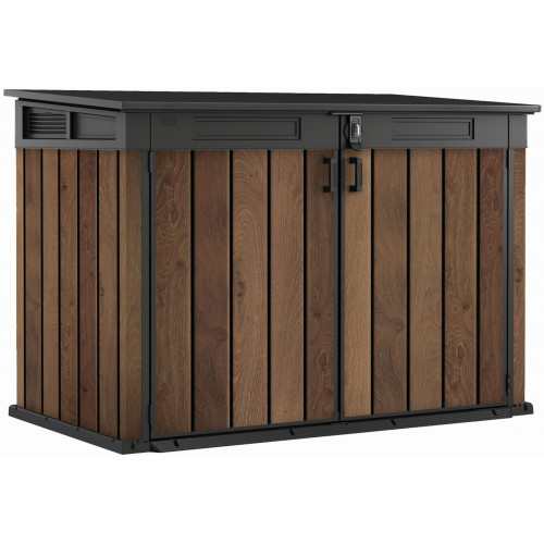 KETER SIGNATURE 2020L Coffre de jardin, 190 x 109 x 132,5 cm, walnut 17213179