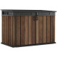 KETER SIGNATURE 2020L Coffre de jardin, 190 x 109 x 132,5 cm, walnut 17213179