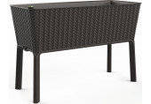 KETER SPLENDOR 120L Jardiniere, 114 x 49,3 x 75,7 cm, marron 17211629