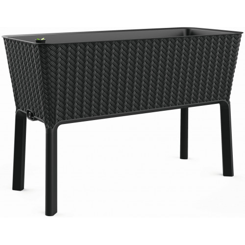 KETER SPLENDOR 120L Jardiniere, 114 x 49,3 x 75,7 cm, anthracite 17211629