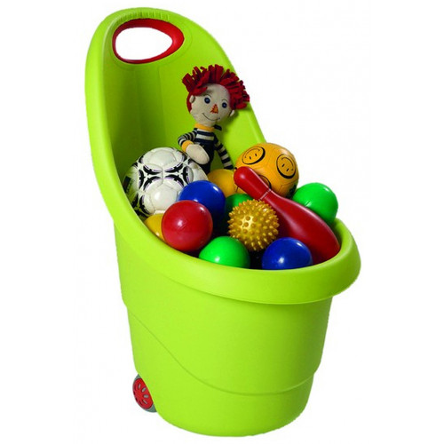 KETER KIDDIES GO Chariot a jouets, vert 17183001 KETER KIDDIES GO Chariot a jouets, vert 17183001