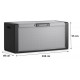 KIS TITAN CHEST 300L Coffre de rangement 118x49x55cm gris/noir