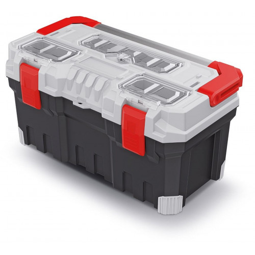 Kistenberg TITAN PLUS Coffre a outils en plastique, 55,4x28,6x27,6 cm, gris KTIPA5530-4C Kistenberg TITAN PLUS Coffre a outils en plastique, 55,4x28,6x27,6 cm, gris KTIPA5530-4C