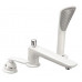 KLUDI BALANCE Ensemble de robinetterie de baignoire 3 trous, blanc/chrome 524479175