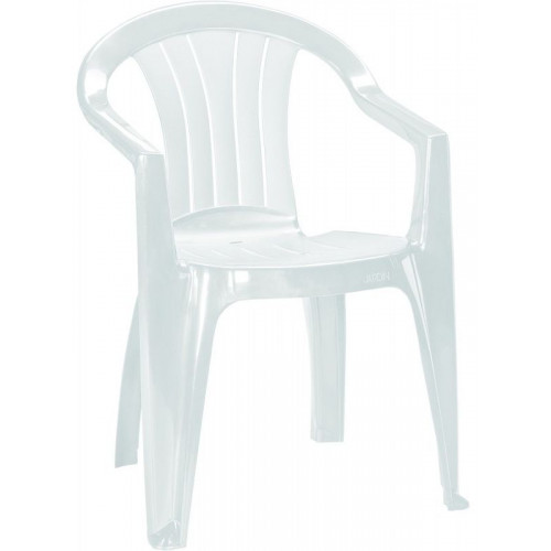 CURVER SICILIA Fauteuil de jardin, 56 x 58 x 79 cm, blanc 17180048