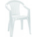 CURVER SICILIA Fauteuil de jardin, 56 x 58 x 79 cm, blanc 17180048