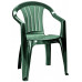 CURVER SICILIA Fauteuil de jardin, 56 x 58 x 79 cm, vert foncé 17180048