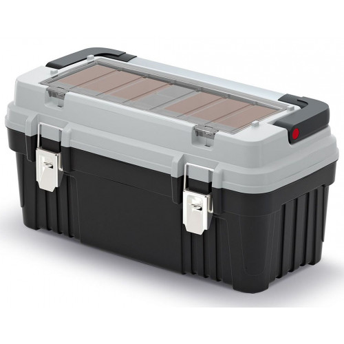 KISTENBERG OPTIMA mallette a outils avec poignée métallique et serrure, 540 × 278 × 269 mm