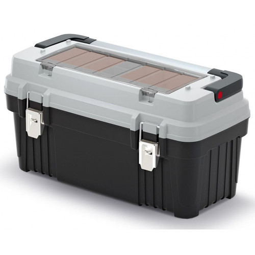 KISTENBERG OPTIMA mallette a outils avec poignée métallique et serrure, 580 × 296 × 305 mm