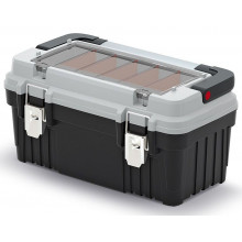 KISTENBERG OPTIMA mallette a outils avec poignée métallique et serrure, 470 × 256 × 238 mm