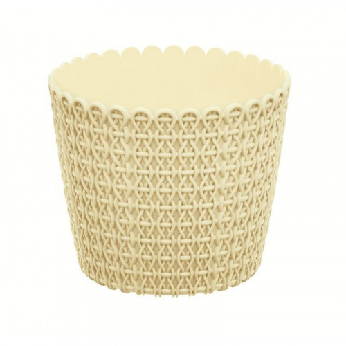 PROSPERPLAST NITLY pot de fleurs, 18,8 cm, jaune, DNY190-CY728 PROSPERPLAST NITLY pot de fleurs, 18,8 cm, jaune, DNY190-CY728