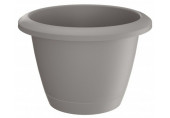 PROSPERPLAST RESPANA BASIC pot de fleurs, 2,5 l, gris pierre, DRE200-405U