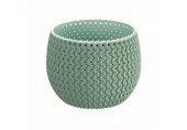 PROSPERPLAST SPLOFY Bowl Basic pot de fleurs, 18 cm, vert, DKSP180N-623U