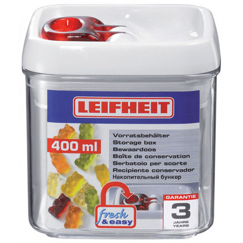 LEIFHEIT Fresh & Easy Boîte de conservation carrée 400 ml 31207